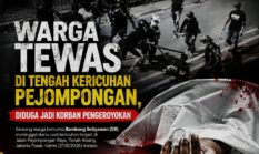 Warga Penjual Cermin Meninggal Saat Kericuhan Pejompongan, Diduga Jadi Korban Kekerasan